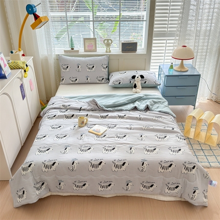 91家纺网 家纺一手货源 找家纺 （总）典雅 2024新款泡泡棉夏被泡芙棉夏凉被空调被