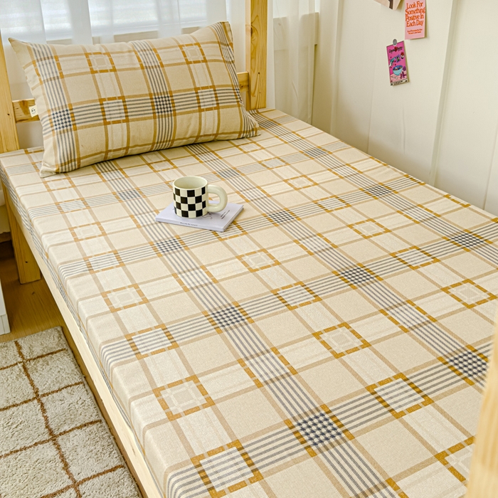 91家纺网 家纺一手货源 找家纺 （总）金丝鸟家纺 2024新款学生款A类老粗布床笠