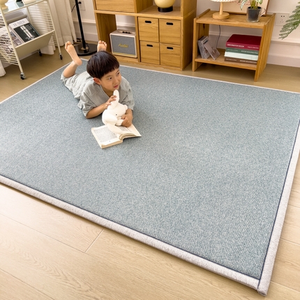 91家纺网 家纺一手货源 找家纺 印季 2025新款古藤席榻榻米地垫、床前垫