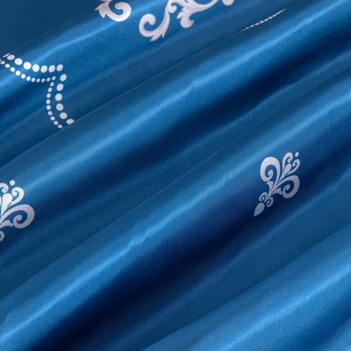 91家纺网 家纺一手货源 找家纺 柏薇 2024新款冰丝床单款凉席三件套 繁花似锦