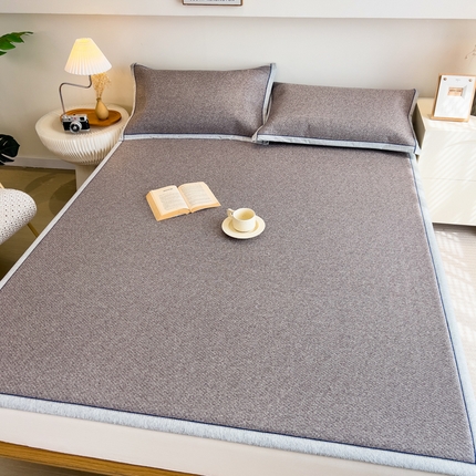 91家纺网 家纺一手货源 找家纺 印季 2025新款防滑加厚古藤凉席