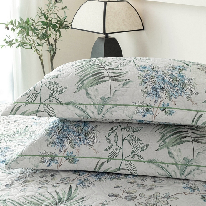 91家纺网 家纺一手货源 找家纺 优乐家纺 2025新款全棉斜纹13376宽边枕头套 早春