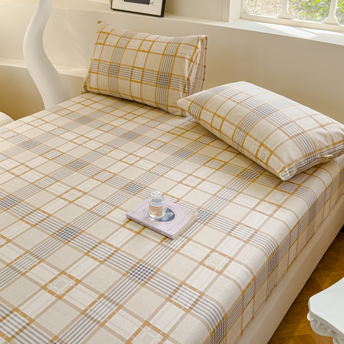 91家纺网 家纺一手货源 找家纺 （总）金丝鸟家纺 2024新款成人款A类老粗布床笠