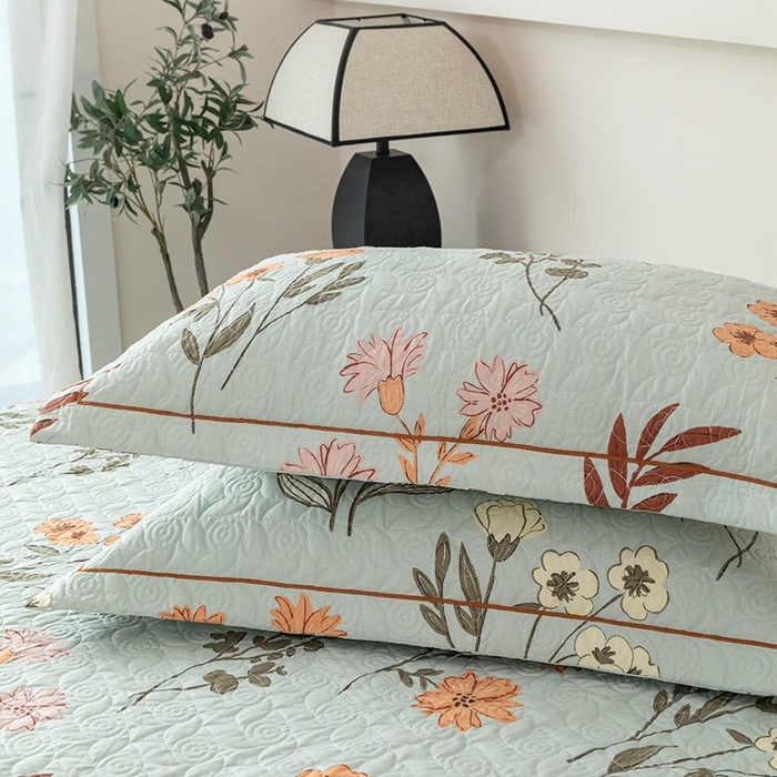 91家纺网 家纺一手货源 找家纺 优乐家纺 2025新款全棉斜纹13376宽边枕头套 南薇-兰