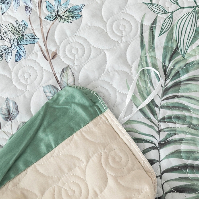 91家纺网 家纺一手货源 找家纺 优乐家纺 2025新款全棉斜纹13376单层被套夹棉床盖款四件套 早春