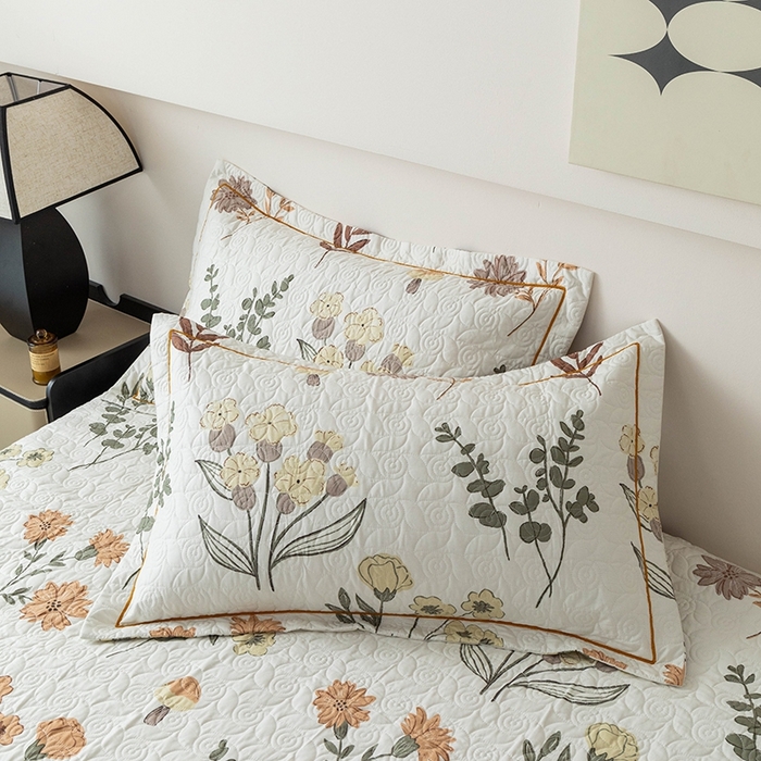 91家纺网 家纺一手货源 找家纺 优乐家纺 2025新款全棉斜纹13376宽边枕头套 南薇