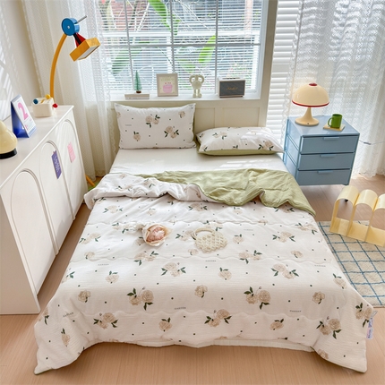 91家纺网 家纺一手货源 找家纺 （总）典雅 2024新款泡泡棉夏被泡芙棉夏凉被空调被