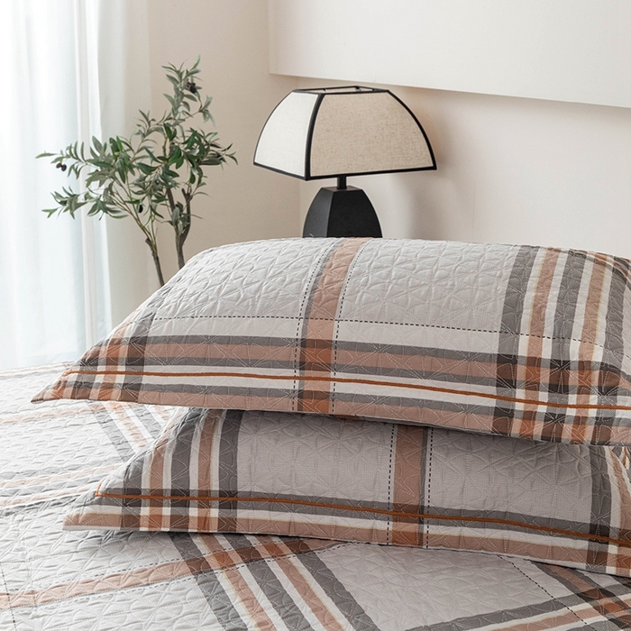 91家纺网 家纺一手货源 找家纺 优乐家纺 2025新款全棉斜纹13376宽边枕头套 慕斯