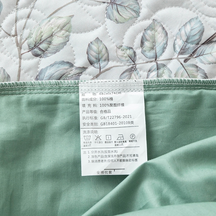91家纺网 家纺一手货源 找家纺 优乐家纺 2025新款全棉斜纹13376宽边枕头套 早春