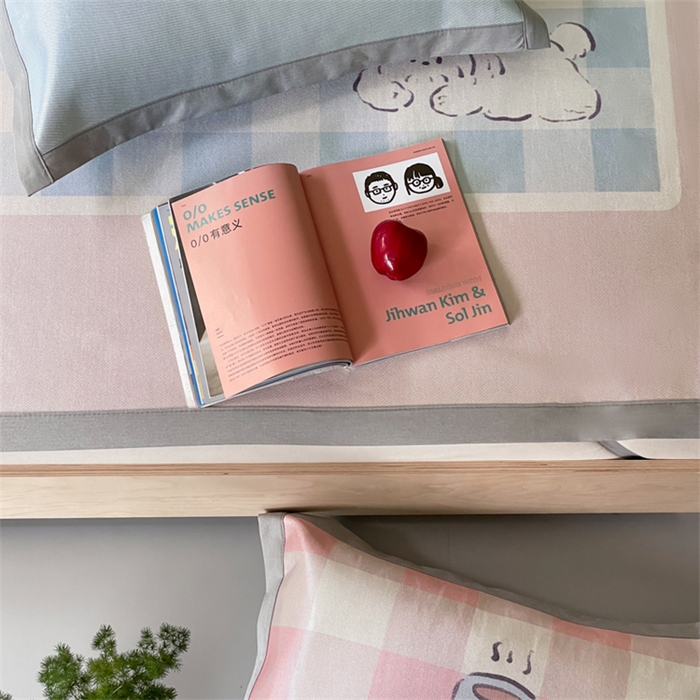 91家纺网 家纺一手货源 找家纺 （总）圆岛家纺 2024新款900D卡通冰丝养生席