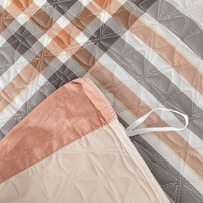 91家纺网 家纺一手货源 找家纺 优乐家纺 2025新款全棉斜纹13376单层被套夹棉床盖款四件套 慕斯