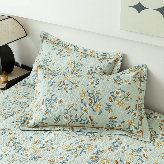 91家纺网 家纺一手货源 找家纺 优乐家纺 2025新款全棉斜纹13376宽边枕头套 朵唯