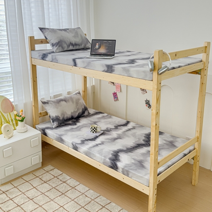 91家纺网 家纺一手货源 找家纺 （总）金丝鸟家纺 2024新款学生款A类老粗布床笠