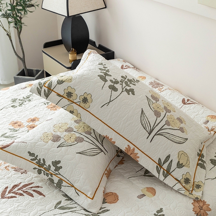 91家纺网 家纺一手货源 找家纺 优乐家纺 2025新款全棉斜纹13376宽边枕头套 南薇