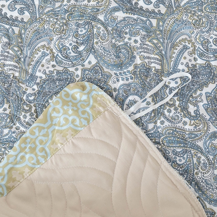 91家纺网 家纺一手货源 找家纺 优乐家纺 2025新款全棉斜纹13376单层被套夹棉床盖款四件套 波西米亚