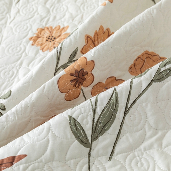 91家纺网 家纺一手货源 找家纺 优乐家纺 2025新款纯棉印花夹棉系列四件套-纽扣款 南薇