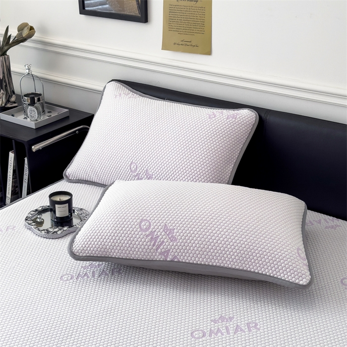 91家纺网 家纺一手货源 找家纺 叠派家纺 2024新款抗菌冰豆豆床笠款凉席-皇冠 皇冠-冰藤紫