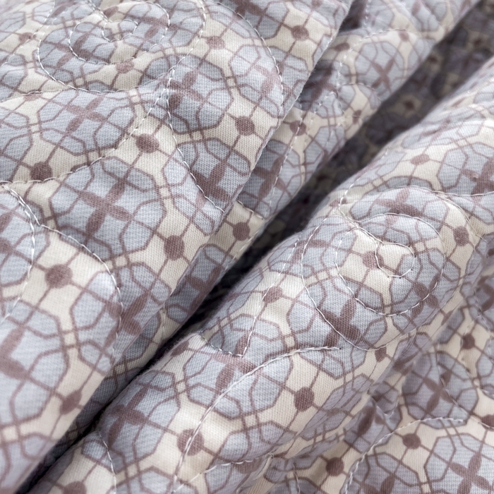 91家纺网 家纺一手货源 找家纺 优乐家纺 2025新款纯棉印花夹棉枕套系列-纽扣款 雅乐之舞