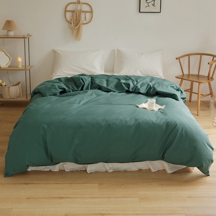 91家纺网 家纺一手货源 找家纺 （总）新款40支全棉水洗棉纯色单品系列-单被套