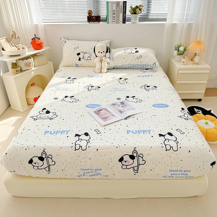 91家纺网 家纺一手货源 找家纺 （总）瑞莱 2024新款13372全棉印花单床笠单床单