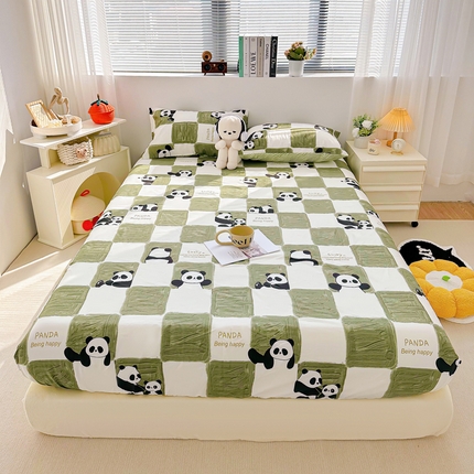 91家纺网 家纺一手货源 找家纺 瑞莱 2024新款13372全棉印花单床笠单床单 云上小天地