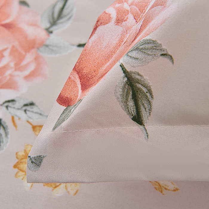 91家纺网 家纺一手货源 找家纺 小雨家纺 2026新款芦荟棉床裙三件套 百花齐放棕