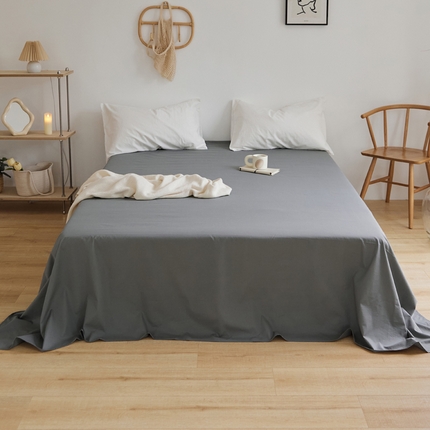 91家纺网 家纺一手货源 找家纺 （总）新款40支全棉水洗棉纯色单品系列-单床单