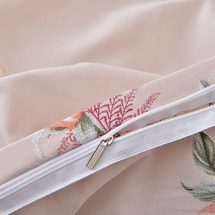 91家纺网 家纺一手货源 找家纺 小雨家纺 2026新款芦荟棉单被套 百花齐放棕