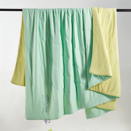 91家纺网 家纺一手货源 找家纺 佑先生 2024新款二代瓜瓜被夏被夏凉被空调被 清爽柠檬-黄