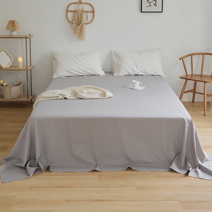 91家纺网 家纺一手货源 找家纺 （总）新款40支全棉水洗棉纯色单品系列-单床单