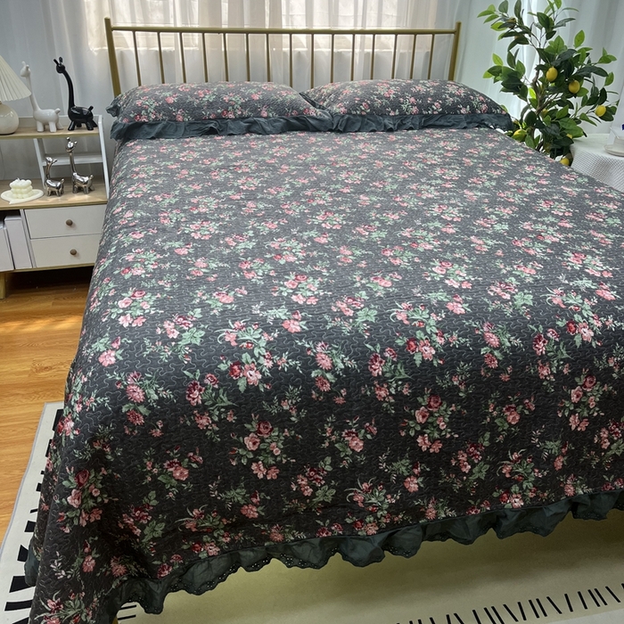 91家纺网 家纺一手货源 找家纺 暖居 2024新款豆豆被四件套春秋单件豆豆绒被芯被褥可机洗中国美