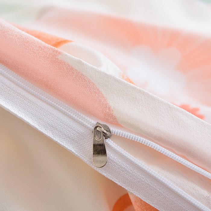 91家纺网 家纺一手货源 找家纺 小雨家纺 2026新款芦荟棉单被套 甜梦-桔