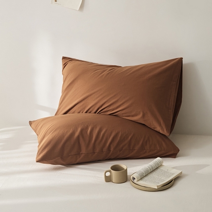 91家纺网 家纺一手货源 找家纺 （总）新款40支全棉水洗棉纯色单品系列-单枕套