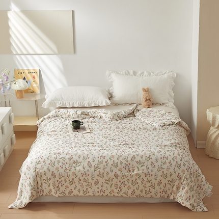 怡家居 2024新款A类云柔针织棉夏被 静香