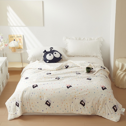 怡家居 2024新款A类云柔针织棉夏被 精灵乐园