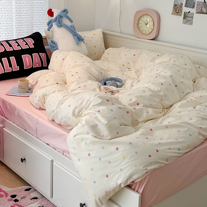 91家纺网 家纺一手货源 找家纺 （总）昔可 新款创意枕套时尚柔舒全棉四件套