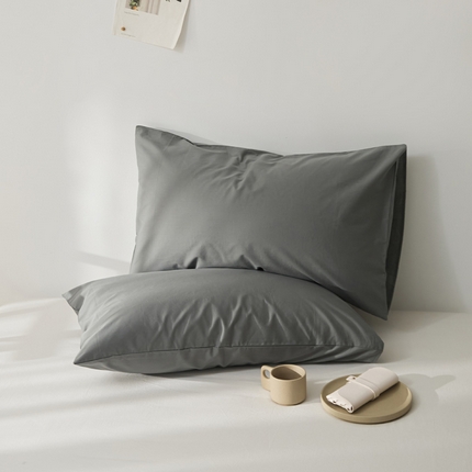 91家纺网 家纺一手货源 找家纺 （总）新款40支全棉水洗棉纯色单品系列-单枕套