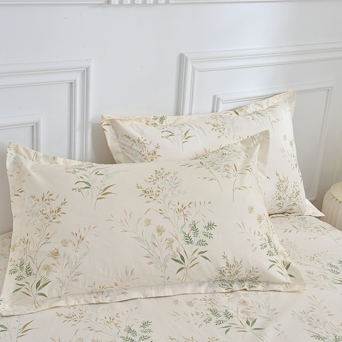 91家纺网 家纺一手货源 找家纺 小雨家纺 2026新款芦荟棉床裙三件套 香草