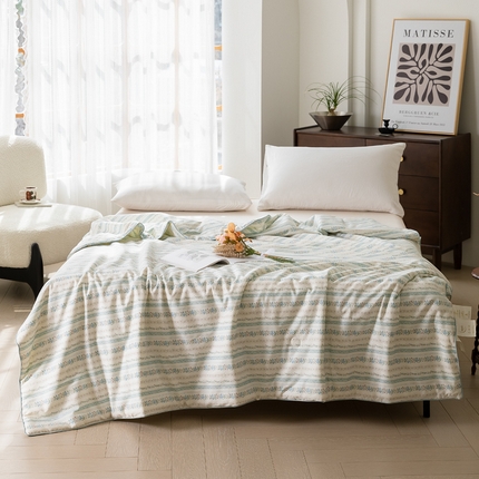 91家纺网 家纺一手货源 找家纺 匠心 2024新款全棉印花大豆夏被 娜拉