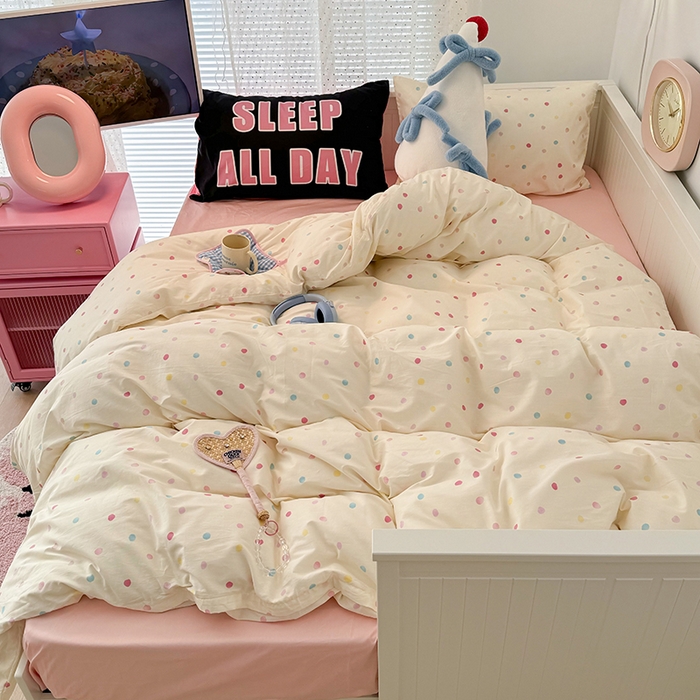 91家纺网 家纺一手货源 找家纺 （总）昔可 新款创意枕套时尚柔舒全棉四件套