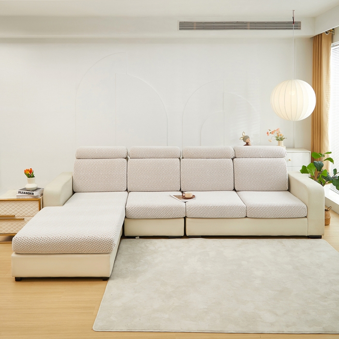 91家纺网 家纺一手货源 找家纺 （总）千彤 2024新款常规款-阳离子拉花绒水波纹系列沙发笠沙发套罩弹力全包