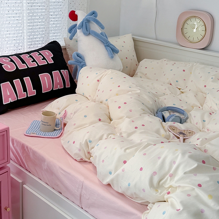 91家纺网 家纺一手货源 找家纺 （总）昔可 新款创意枕套时尚柔舒全棉四件套