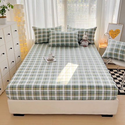 91家纺网 家纺一手货源 找家纺 （总）维娜斯家纺 2024新款水洗棉印花床笠