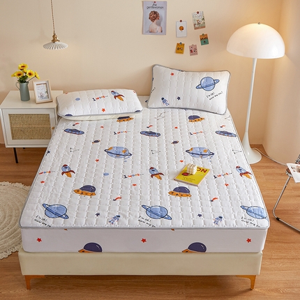 91家纺网 家纺一手货源 找家纺 （总）富馨莱 2024新款纯棉夹棉床笠