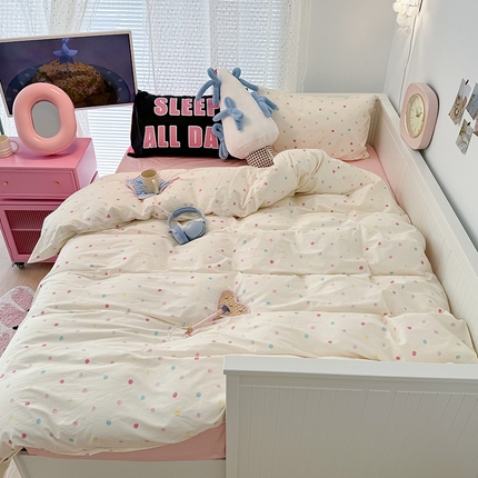 91家纺网 家纺一手货源 找家纺 （总）昔可 新款创意枕套时尚柔舒全棉四件套