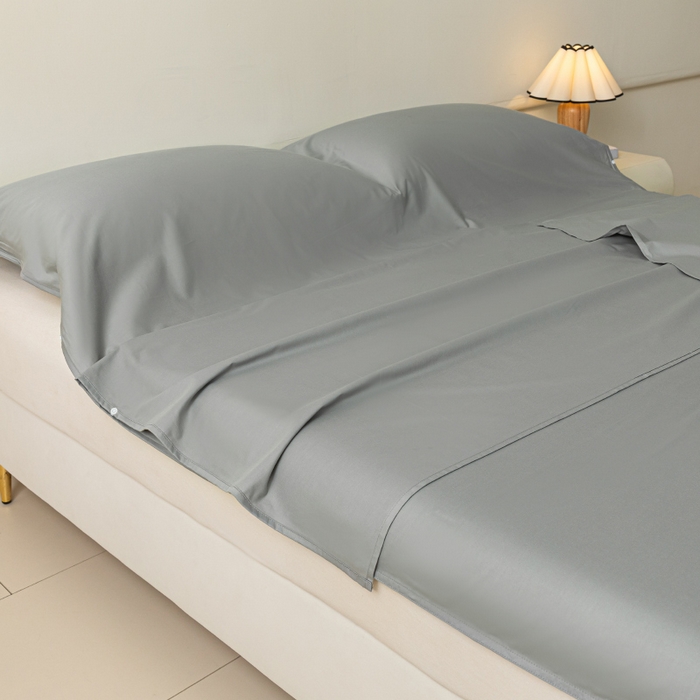 91家纺网 家纺一手货源 找家纺 澳梵家居 60s全棉纯色旅行睡袋 椰子灰