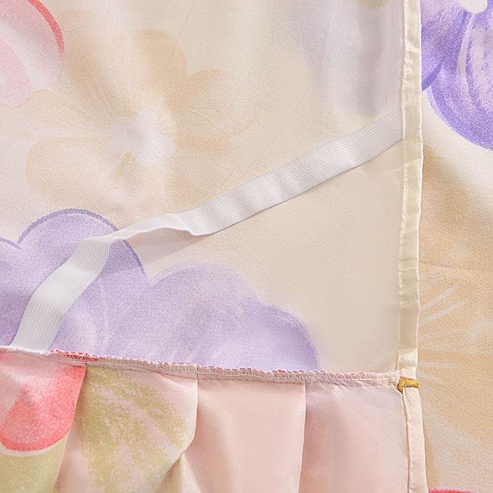 91家纺网 家纺一手货源 找家纺 （总）小雨家纺 2026新款芦荟棉床裙四件套