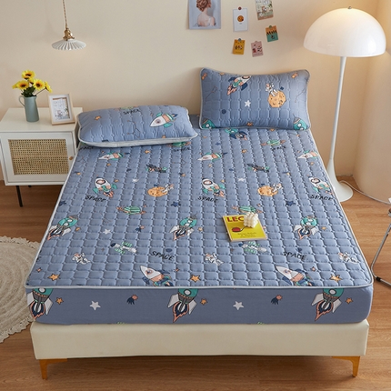 91家纺网 家纺一手货源 找家纺 （总）富馨莱 2024新款纯棉夹棉床笠