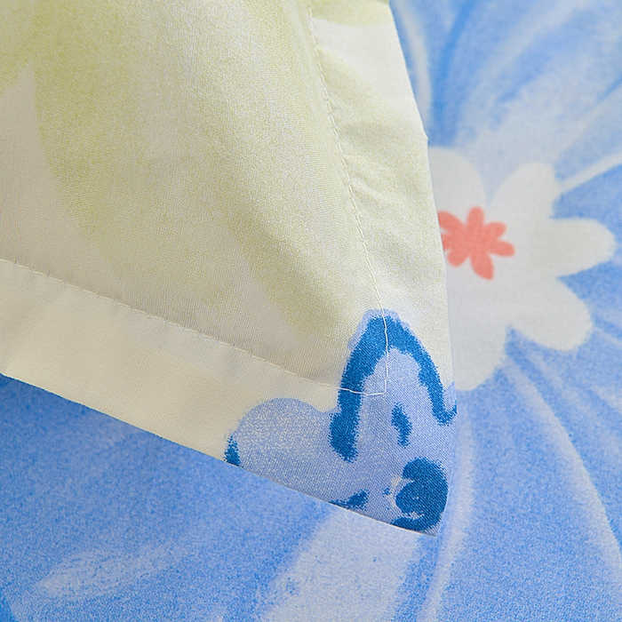 91家纺网 家纺一手货源 找家纺 小雨家纺 2026新款芦荟棉床裙三件套 甜梦-绿