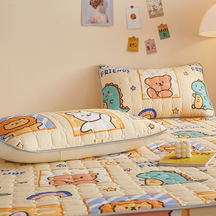 91家纺网 家纺一手货源 找家纺 （总）富馨莱 2024新款纯棉夹棉床笠